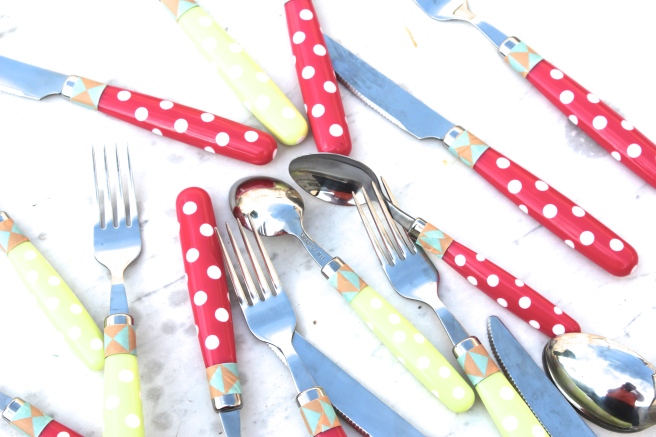 painted cutlery